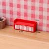 1/12 Dollhouse Mini Cartoon Seasoning Jar Model Dollhouse Kitchen Decoration Dolls House Scene Accessories Pretend Play Toys