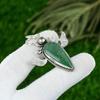 925 Sterling Silver Green Aventurine Stone Tsavorite Bezel Wife Pendant Jewelry