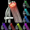 Rainbow LED Shower Head 7 Color Light Up Water Power Bathroom Handheld Sprayer