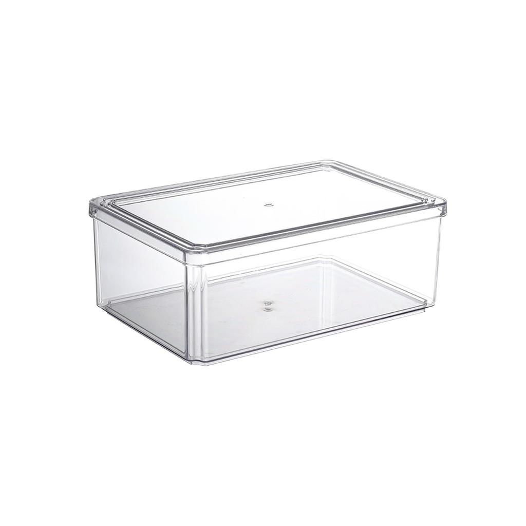 Refrigerator Storage Box With Lid Transparent Fresh-keeping Box Food Grade Refrigerator Special Kitchen Vegetable And Fruit Sorting Box