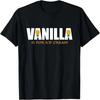 Funny Vanilla Is for Ice Cream Upside Down Pineapple Swinger T-Shirt