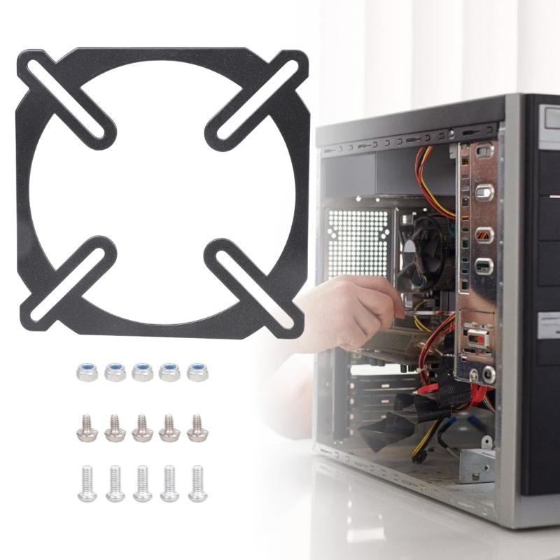 Metal Fan Conversion Bracket 6-12Inch Computer Case Mounting Hardware Optimized Heat Dissipation Design