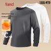 VANCL Men's 2-Pack Fleece Lined Thermal Long Sleeve T-Shirt