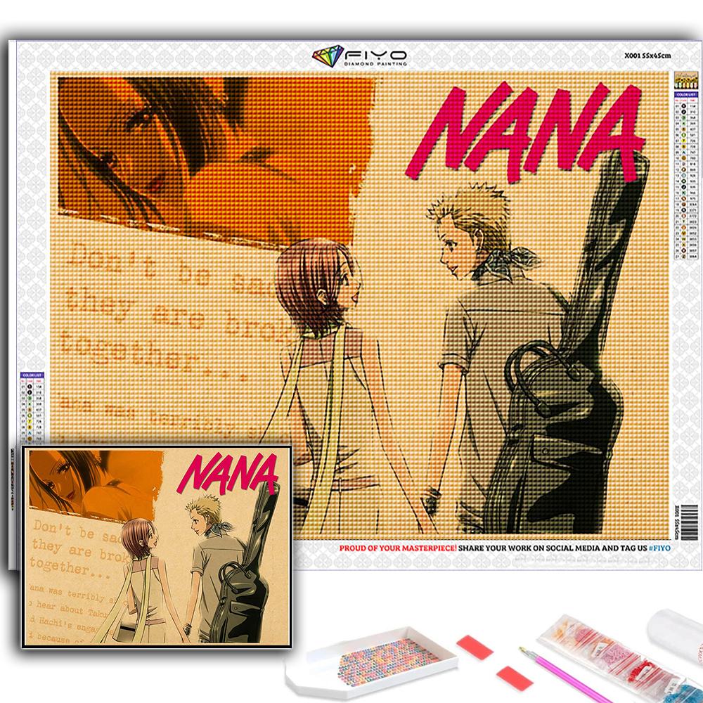 

Алмазна вишивка аніме NANA 5D своїми руками алмазний живопис вишивка хрестиком зі стразами Full Square 50X70CM
