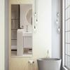 Self-adhesive mirror 40 x 122 cm Flexible self-adhesive mirror mirror