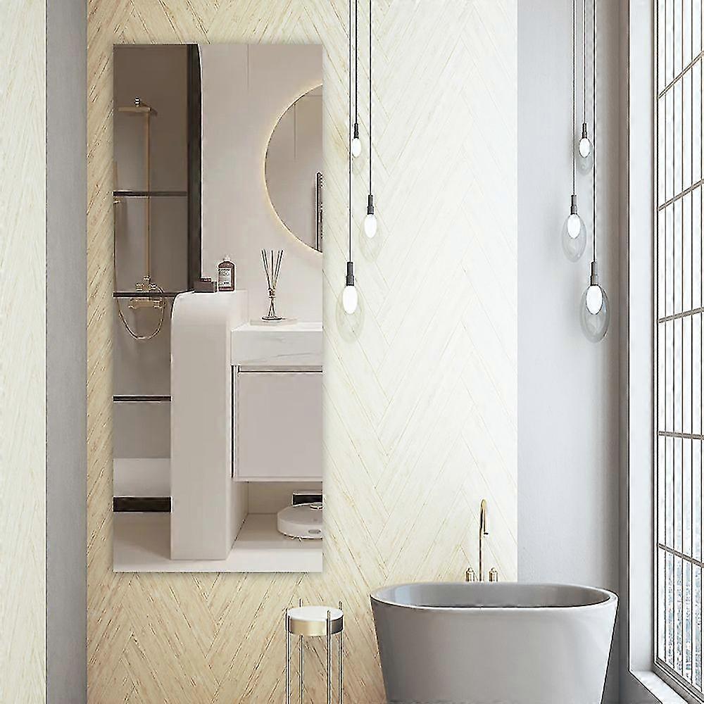 Self-adhesive mirror 40 x 122 cm Flexible self-adhesive mirror mirror