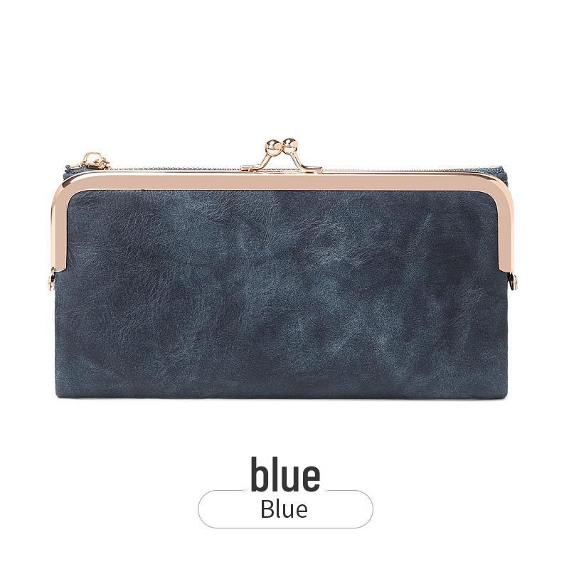 

Retro Women s Multi-Card Slot Folding Coin Purse & Phone Bag, 2024 Edition синий