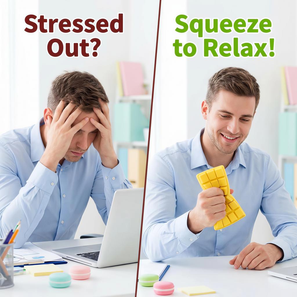 Simulation Chocolate Bar Squishy Toy Slow Rising Fidget Toy Stress Relief ASMR Decompression Anti Anxiety Desktop Prank Gift