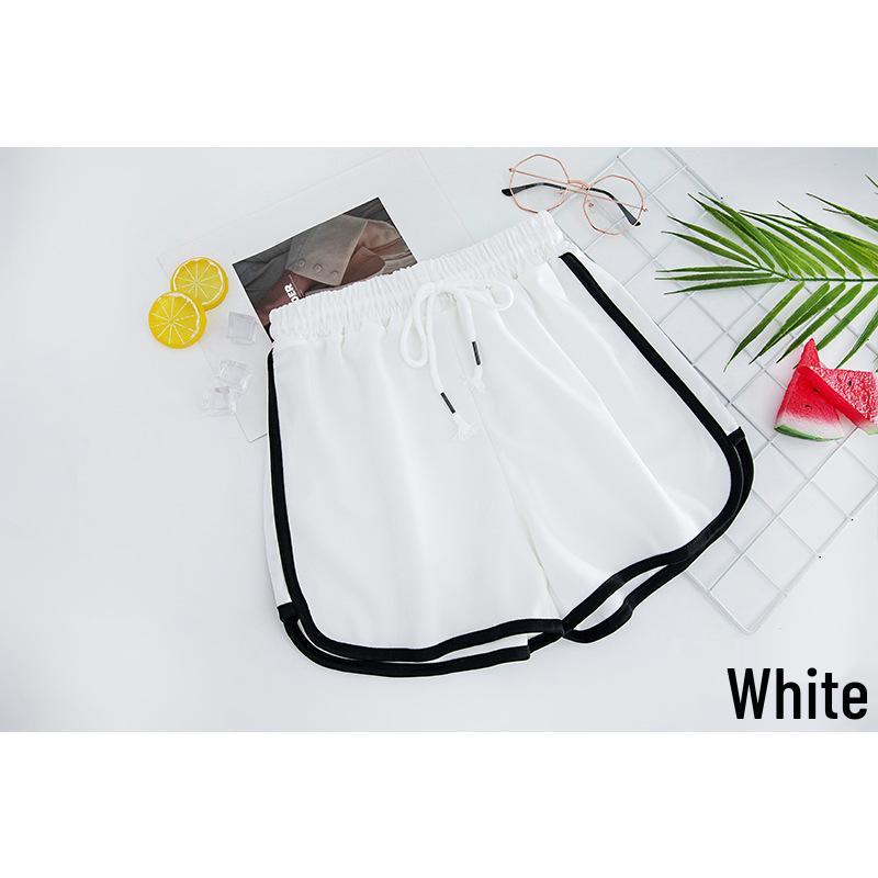 Women's High-Waisted A-Line Sports Shorts - Summer Lightweight, Loose, Wide-Leg Casual Pants.