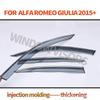 Alfa Romeo Stelvio Window Visor and Wind Deflectors