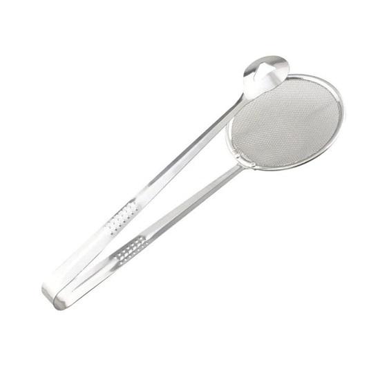 

MultiFunctional Fry Tool Filter Spoon Strainer With Clip For Kitchen
