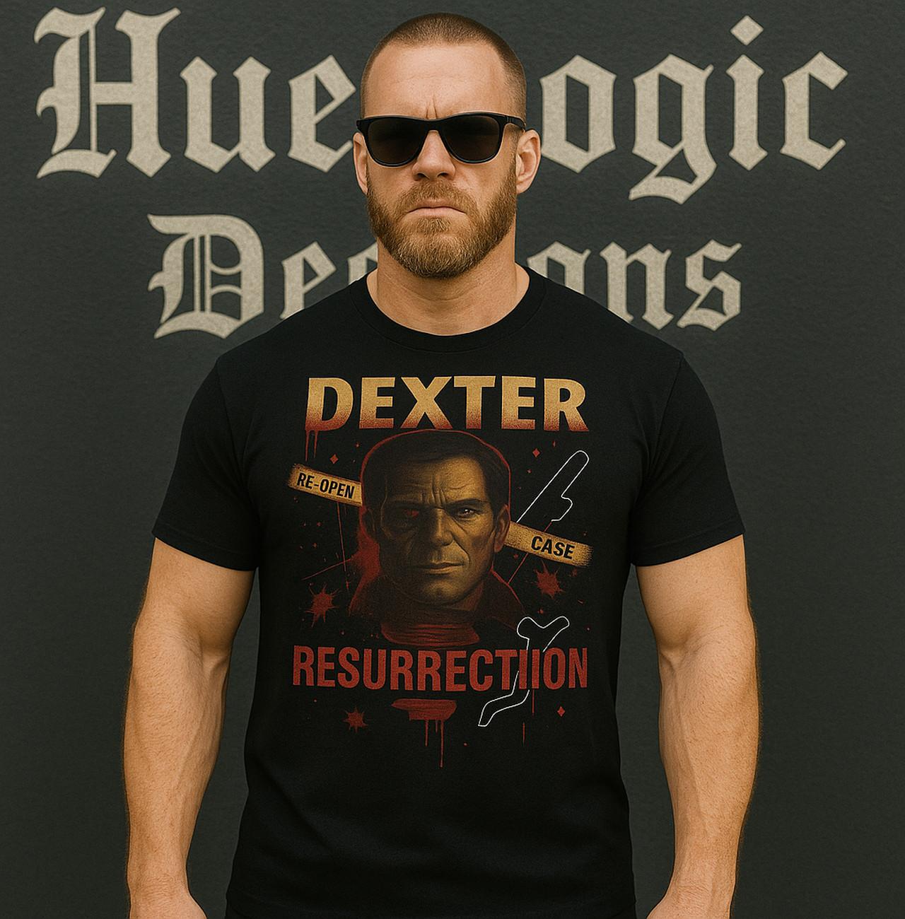 DEXTER Resurrection Shirt – Half Human Half Monster 2026 Case Blood Horror L