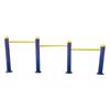 Outdoor Three-Person Leg Press Bar