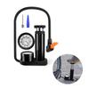 1PC Bike Pump Mini Portable Bicycle Foot Pump with Pressure Gauge Accessories Fits Valve Bicycle Air Pump.