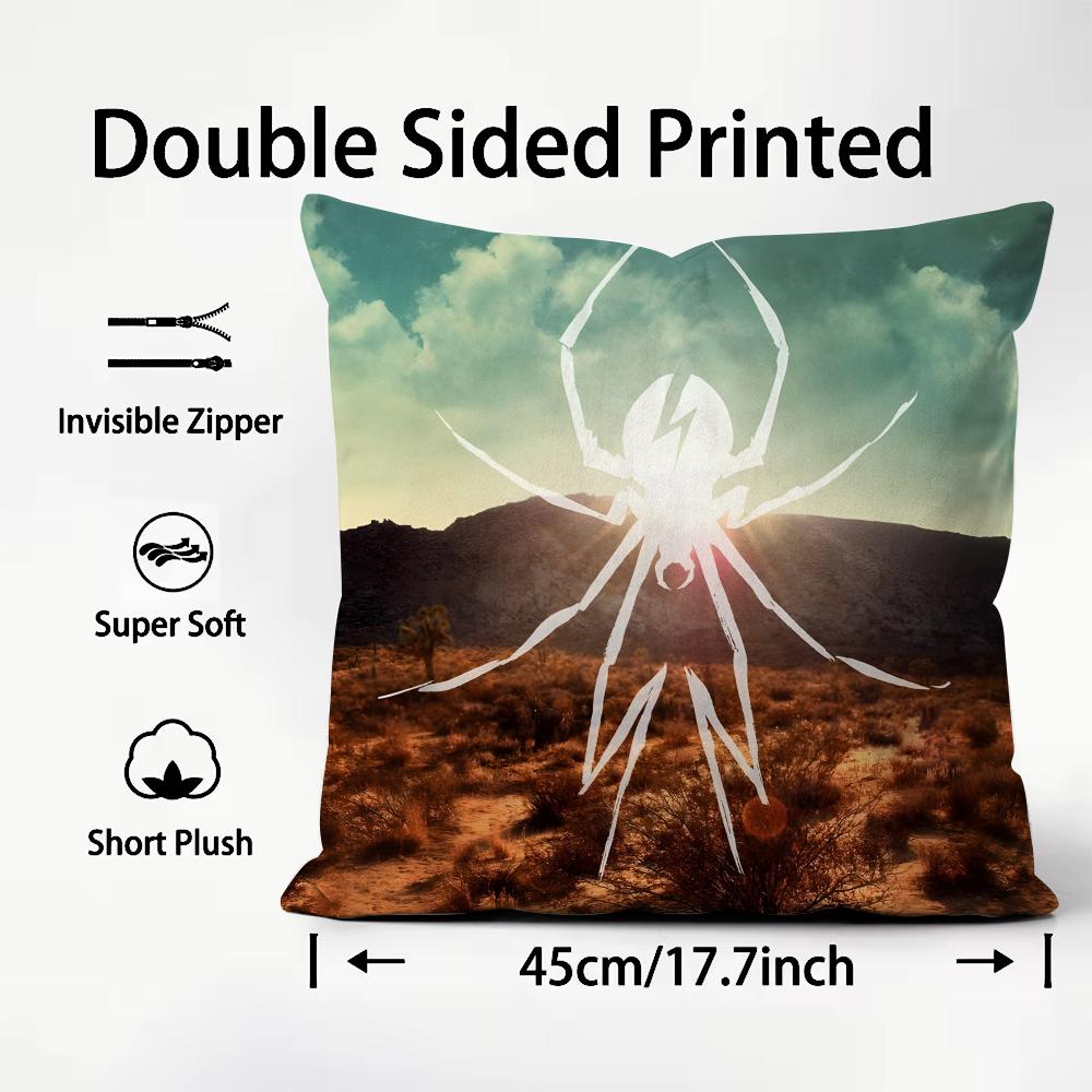 Band My C-Chemical RomanceS Cushion Cover Pattern Printed Pillowcase for Living Room Sofa Cushion Cover & Bedroom Decor