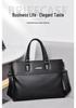 Men's Business Briefcase Laptop Bag - Large Capacity A4 Document Handbag