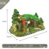 Hobbit House Fish Tank Decoration: Castle, Treehouse & Hiding Spot for Fish, Shrimp, Hermit Crabs, and Reptiles