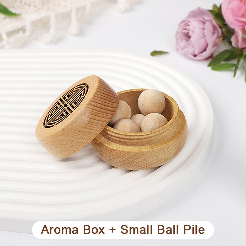 Ancient Portable No Perfume Diy Fragrance Wooden Box Aroma Diffuser Decorations Items Living Room Bedroom Car Home Accessories