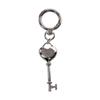 Elegant Love Symbol Keychain Sturdy Alloy Metal Charm Heart Key Ring For Daily Use Gift Anniversary Valentine