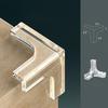 10PCS Clear Anti-collision Coffee Table Furniture Corner Protectors Children's Soft Corner Sheathing Living Room Decor