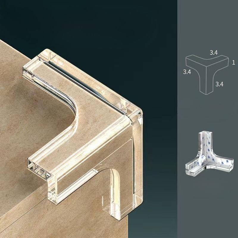 10 STÜCKE Transparente Anti-Kollisions-Ecktischmöbel-Eckenschützer Kinderweiche Eckverkleidung Wohnzimmerdekor