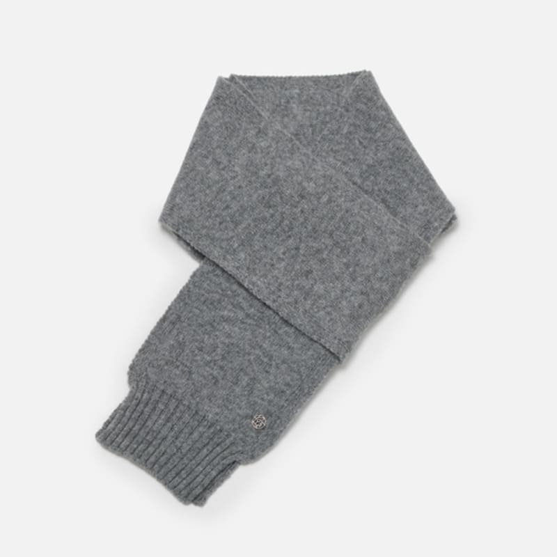 ROH SEOUL Classic Knit Muffler Gray