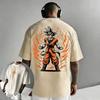 Dragon Ball Anime Goku Printed Cotton T-shirt Harajuku Men and Women Summer New Large Loose Casual Short Sleeve Top