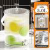Glass Beverage Dispenser with Faucet
