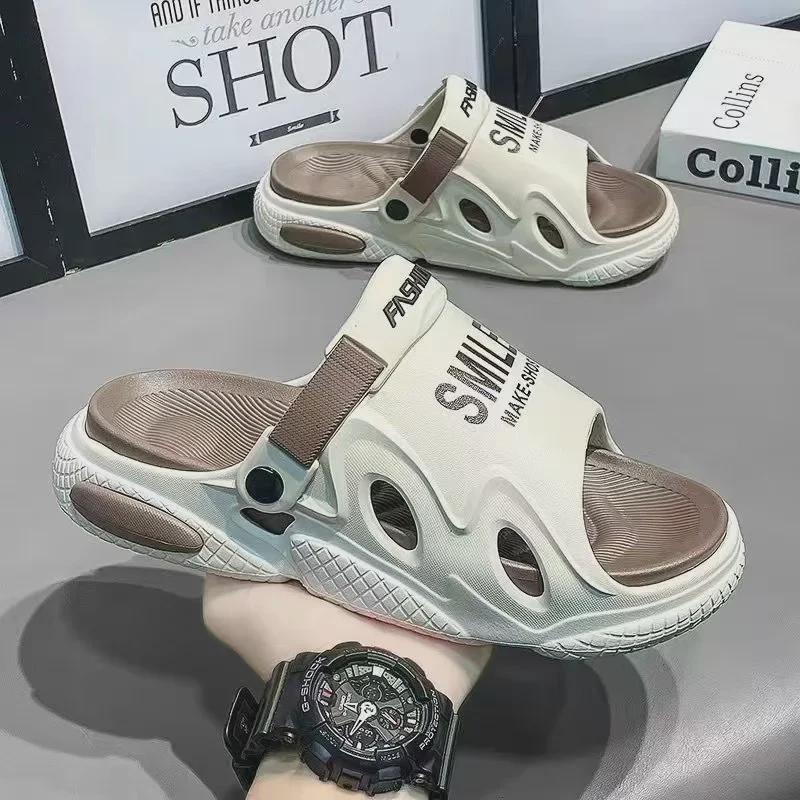 2023 Men's Non-Slip Casual Sandals - Trendy Summer Beach & Sports Wear Slippers