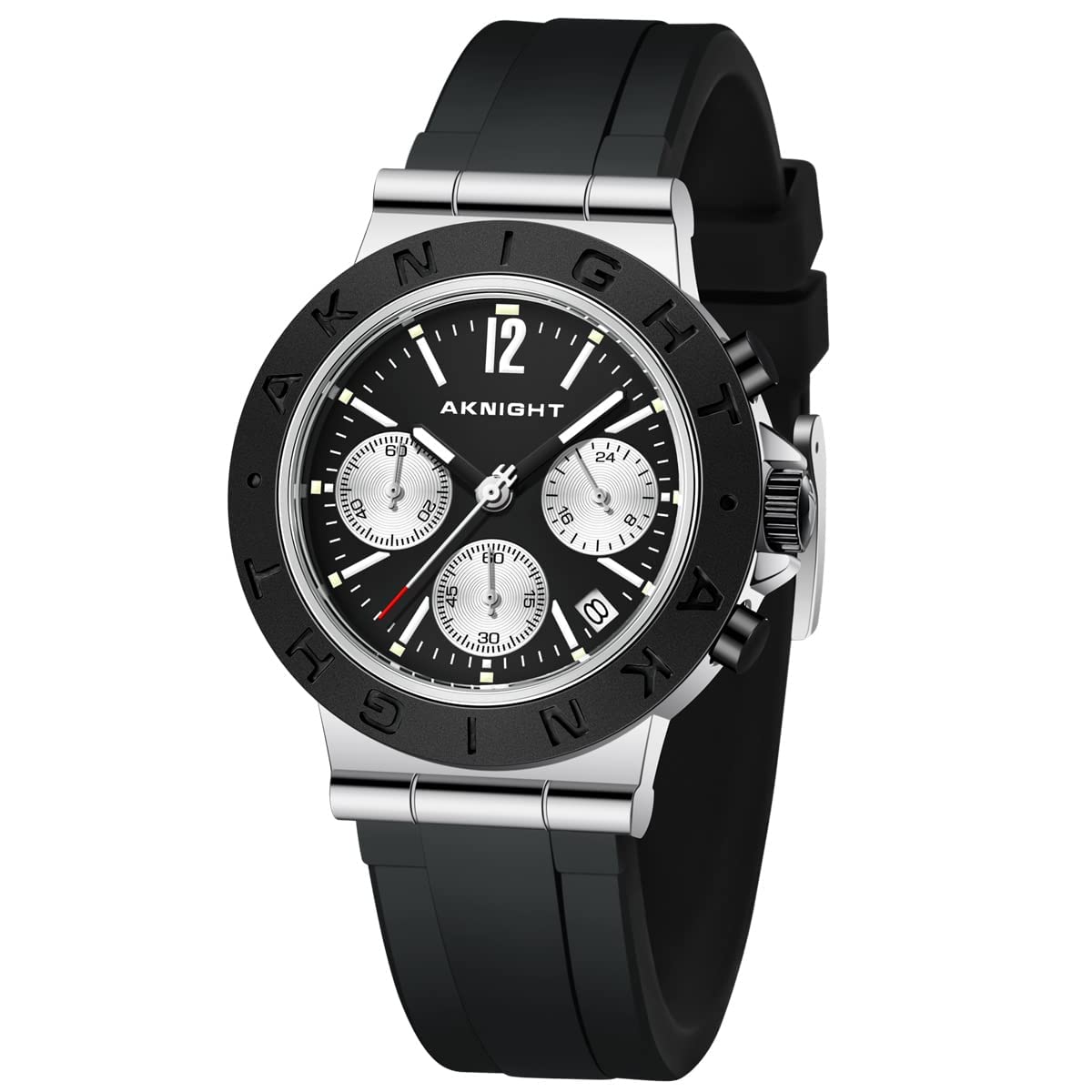 

[AKNIGHT] Мужские часы Водонепроницаемые часы, Аналоговый хронограф Кварцевые часы, Модные деловые Классические часы, Мужские часы Автоматическая дата Люминесцентные часы