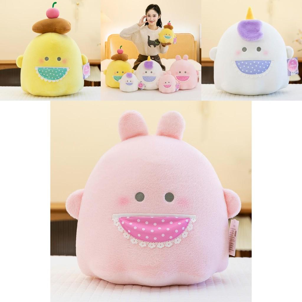 Adorable Plush Toy Doll Cute Pudding Bunny Unicorn Soft Cuddly Pillow For Kids