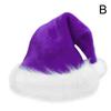 Christmas Santa Hat For Adults And Kids Xmas Red Long Plush Holiday Hats Comfort Velvet Party 2025 New Year Festive Supplies