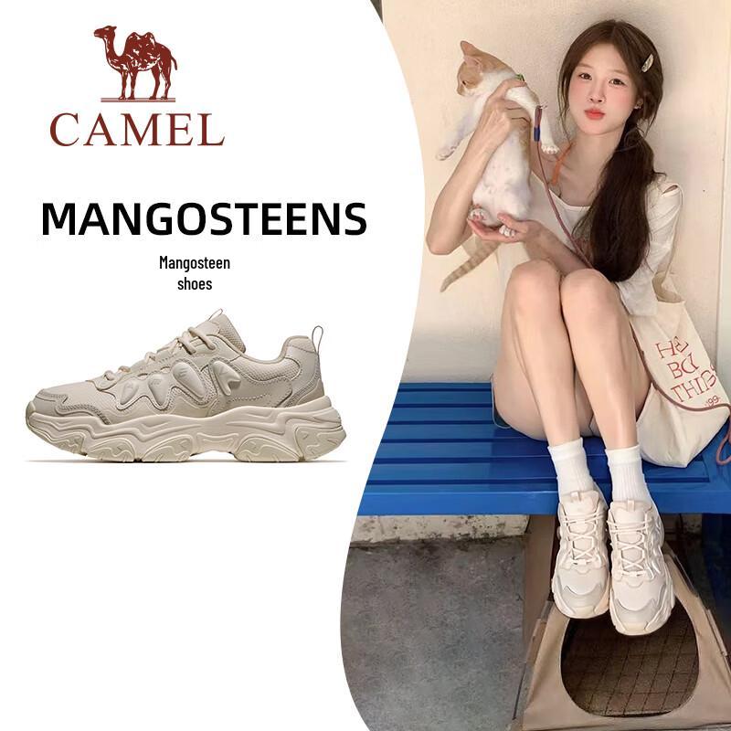 CAMEL Women's Breathable Dad Sneakers