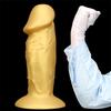 10CM Giant Soft Liquid Silicone Double Hardness Simulation Oversized Dildo Big Anal Plug Adult Products