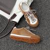 Retro Forrest Gump training shoes women's platform flower stray shoes 2025 new breathable versatile casual sports jogging shoes