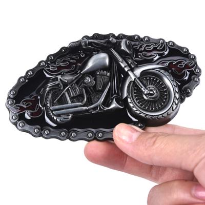 Men Vintage Motorcycle Modelling Cowboy Alloy Style Belt Buckle