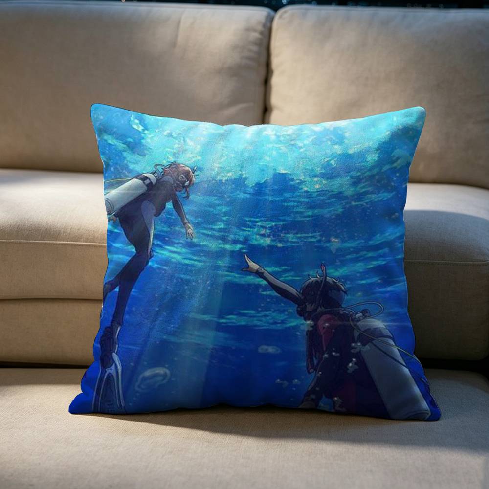 Grand Blue Dreaming Anime   Pillow cover gift High definition digital printing,Surprise  vivid pattern Household.