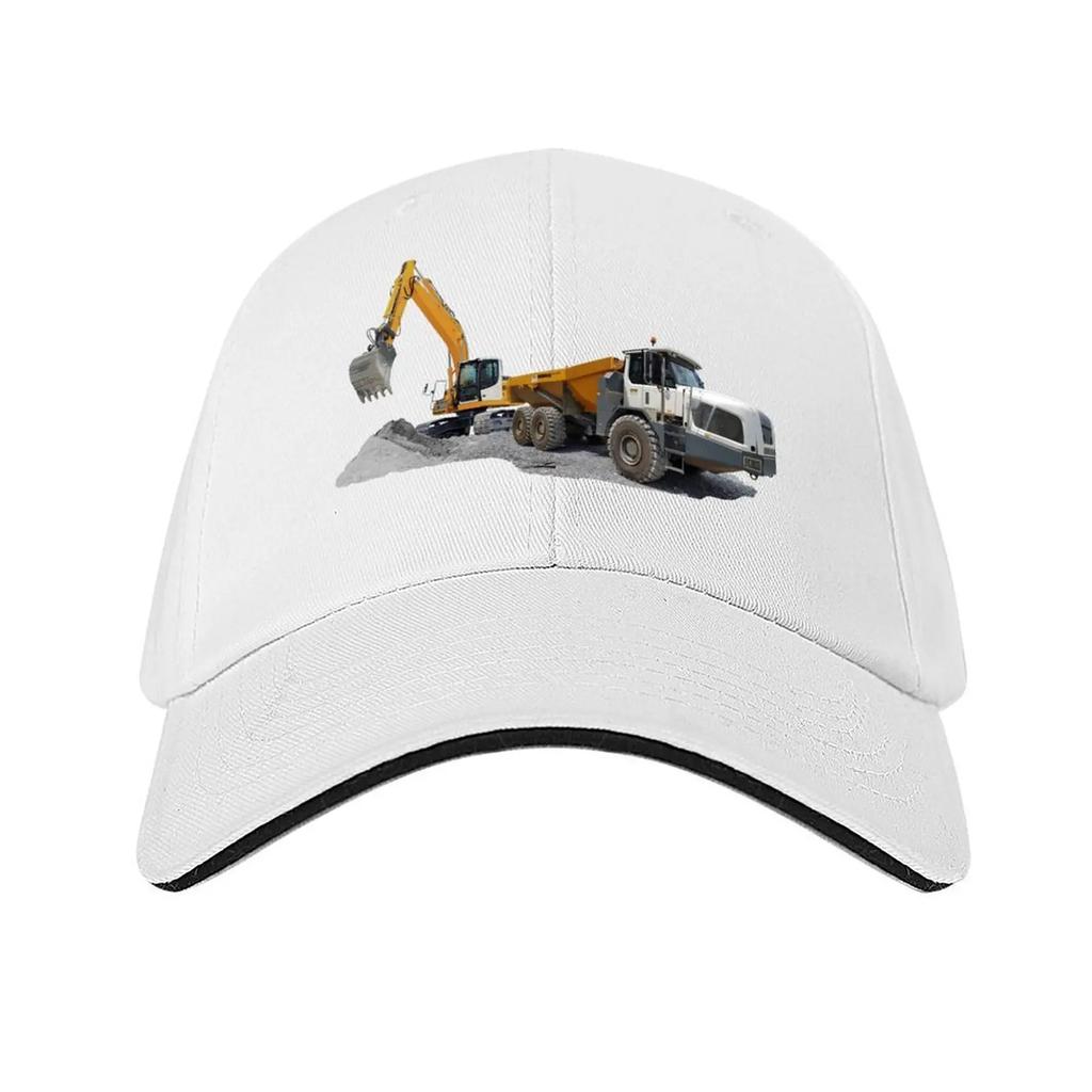 Baumaschinen Baseballkappe Golfbekleidung Hut Baseballkappe Sonnenhut Snapback-Kappe Unisex-Hüte Damen