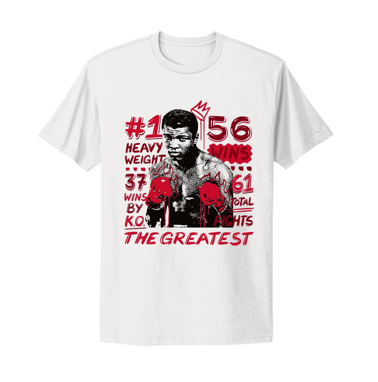 Muhammad Ali The Greatest GOAT K.O Boxing vtg style design T-shirt XXL