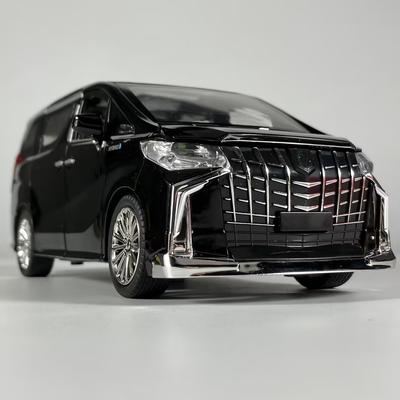 VLZH5 1:24 Toyota Alphard Key Control MPV Alloy Metal Diecast Model Car Home Trendy Ornaments And Computer Desktop Decoration Present