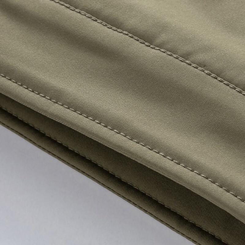 Mao Ren Men's Stand Collar Windproof Padded Jacket