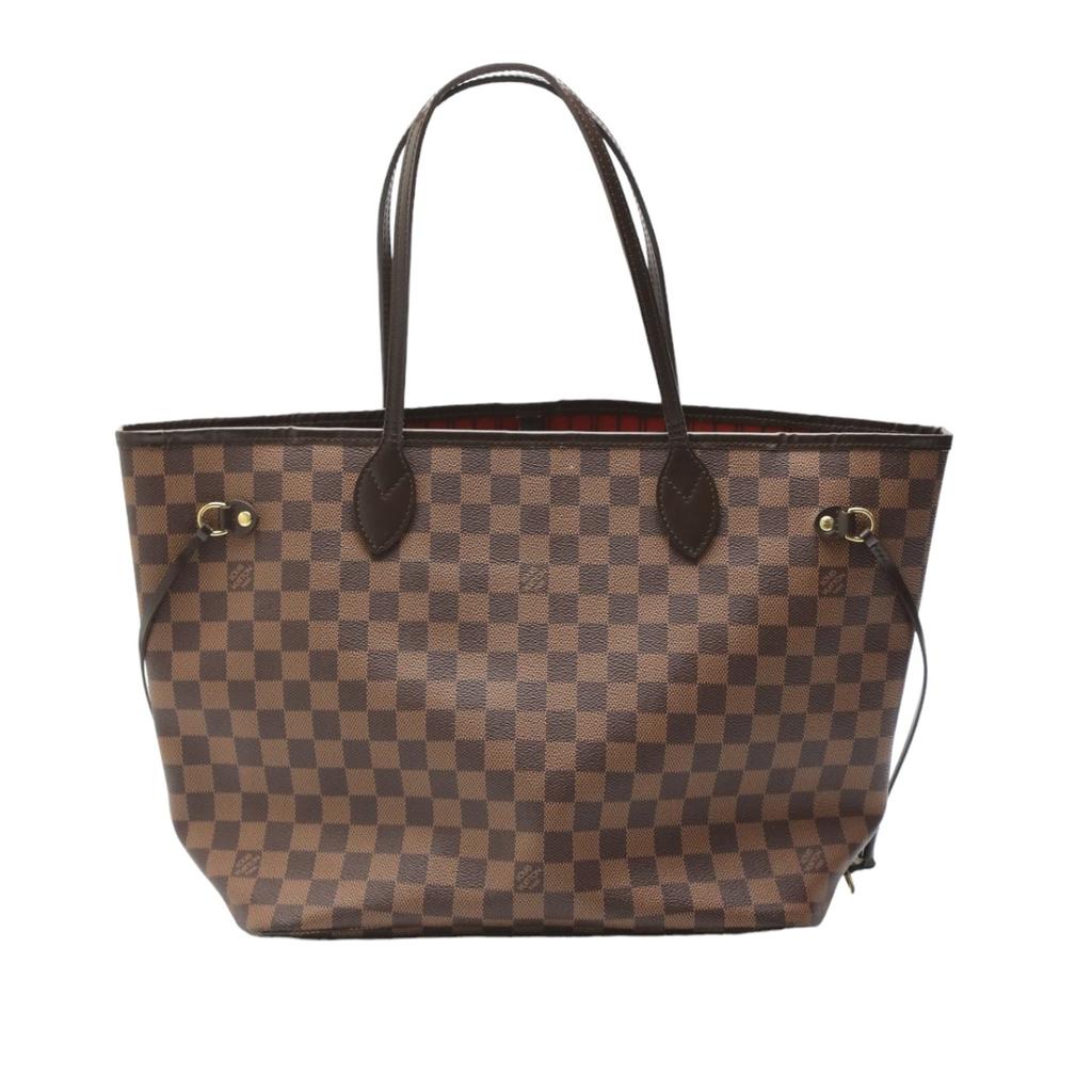 LOUIS VUITTON Damier No pouch Tote Bag Damier canvas Brown Women N41358 Used
