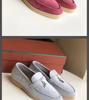Europeiska & Amerikanska Mockasiner i Kohud - Mjuk Sula Brittisk Stil Slip-on Dam Casual Skor