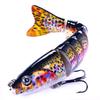 12,8 cm/18 g Esca bionica Simulazione Occhi di pesce Colore brillante Aspetto realistico Gancio triplo flessibile Design Colorato Esca con esca da pesca altamente simulata
