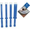 Brilliant tools ensemble de grattoirs pour compresseur 4 pcs