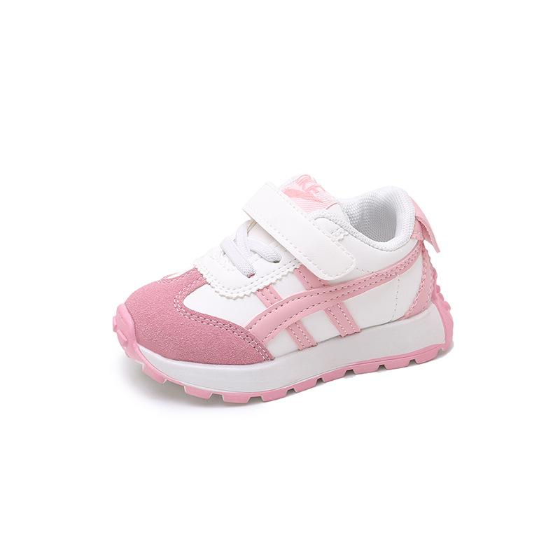 Girls shoes children's sports shoes 2025 autumn children's soft-soled white shoes boys' new waterproof single shoes