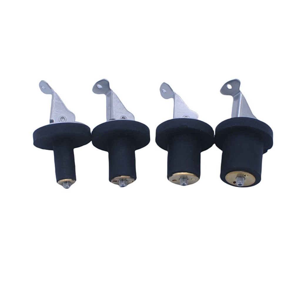 Marine Compression Drain Plug Yacht Stainless Steel Screw Type Plug Universal Rubber Seal Plug