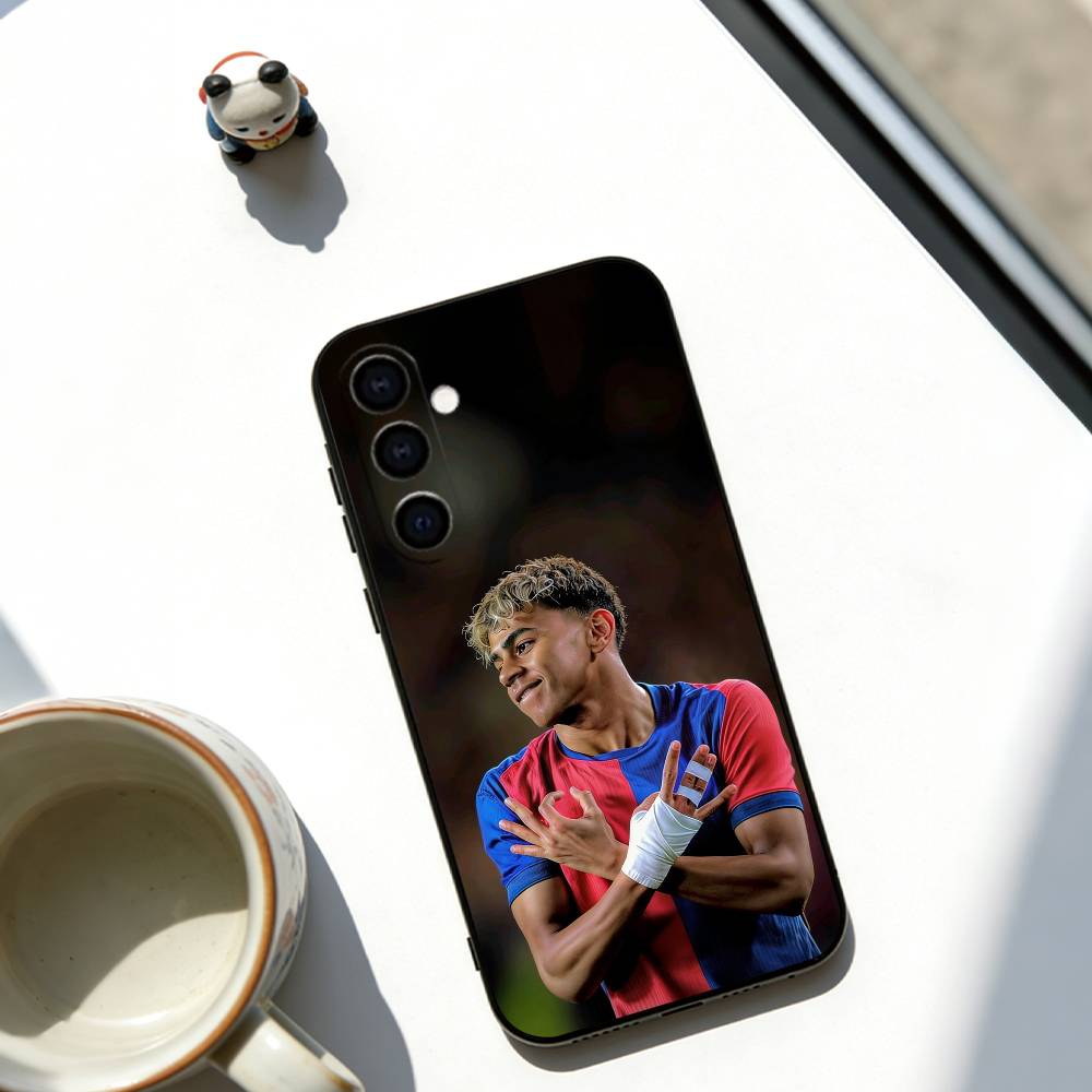 Football 19 L-Lamines  Phone Case For Samsung Galaxy A73,A72,A71,A70,A53,A52,A51,Soft Silicone Black Cover