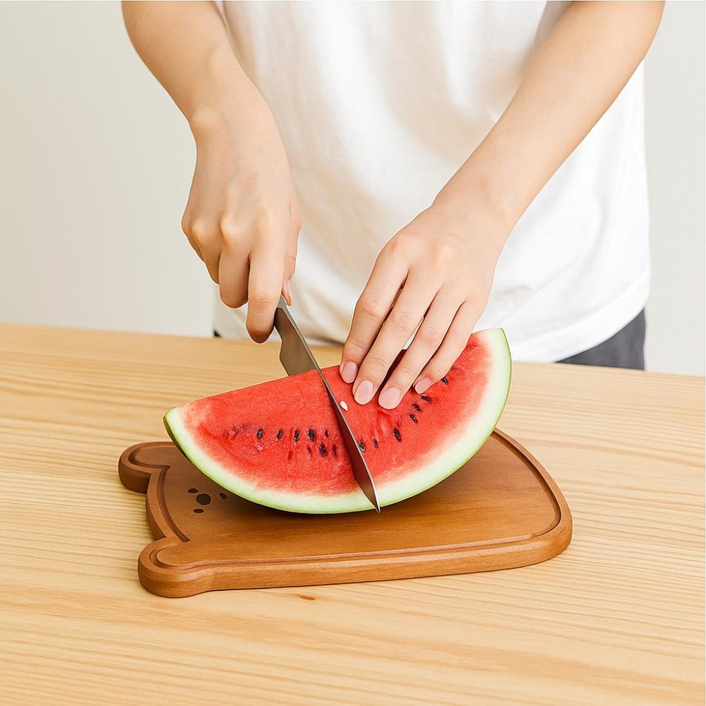 Eco-Friendly Bear Cutting Board Cute Design Fruit Cutting Board Home Use Bread Board  Kitchen