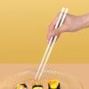 5 Pair Chinese Chopsticks Tableware Food Stick Alloy Chopstickd Catering Sushi Sticks Non-slip Household Kitchen Utensils